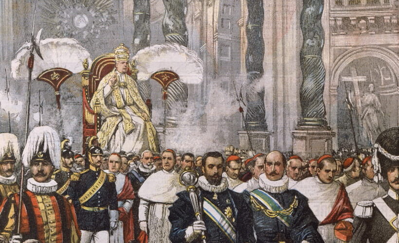 Achille_Beltrame_-_Coronation_of_Pope_Pius_X_in_Saint_Peters_